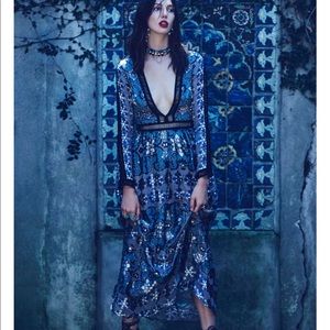 For Love & Lemons Juliet maxi dress